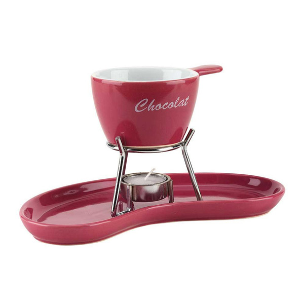 Фондю 5 предметов ALBA фуксия