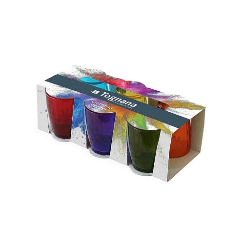 Набор разноцветных стаканов 6 шт. 320 мл Tognana Gemma Tognana CKH-N3585E5M068 - фото 2