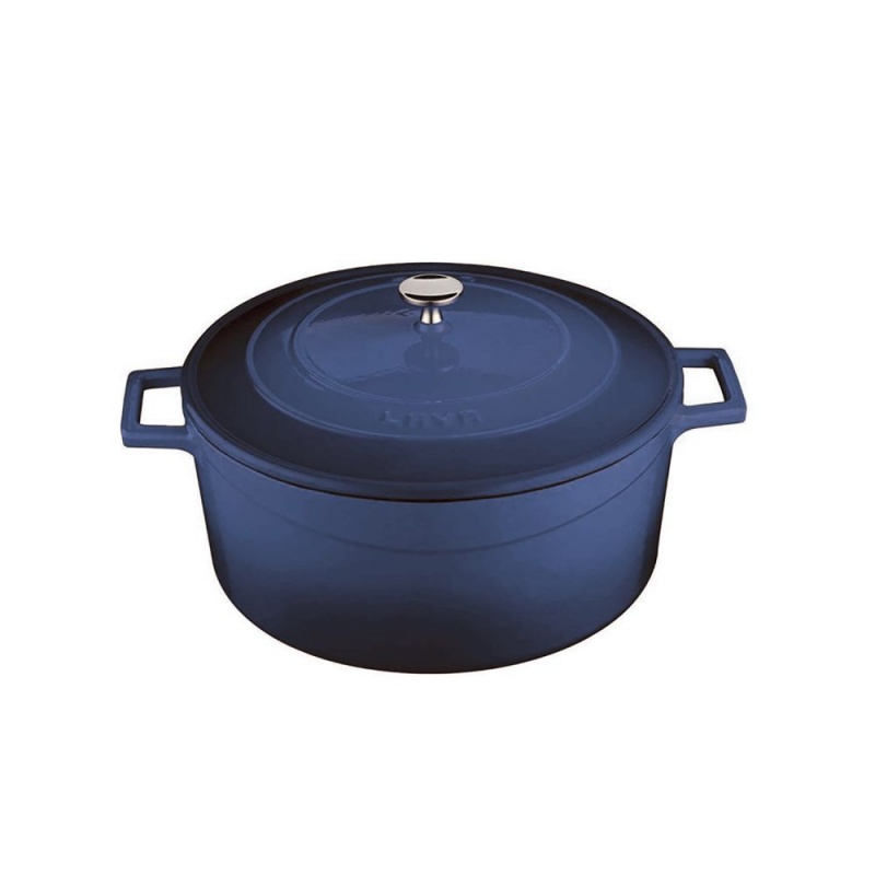 Кастрюля круглая 34 л Lava синяя 18090₽