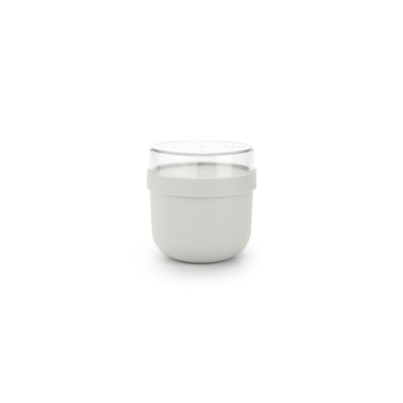Чаша для завтрака 500 мл Brabantia Make & Take светло-серый прямоугольный контейнер 1 6 л brabantia tasty светло серый
