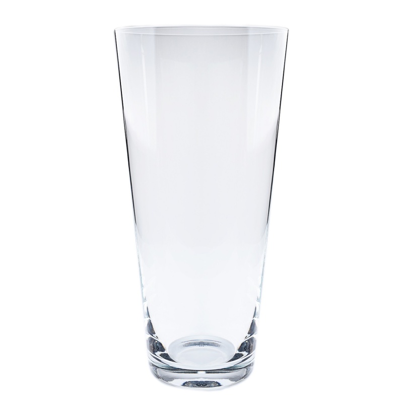 Ваза 25 см Crystalex прозрачный вещицы декоративная стеклянная ваза подсвечник
