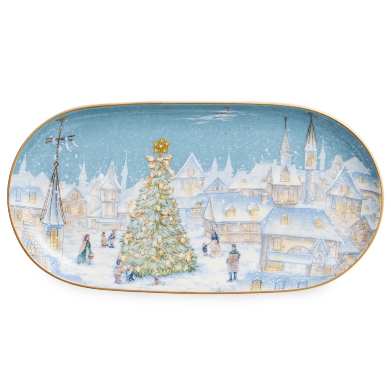 Блюдо овальное 205 см Lefard Снежная королева 1090₽