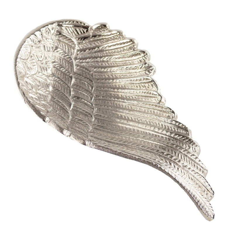 Блюдо Крыло 27 х 14 х 45 см Азалия серебрянное 3590₽