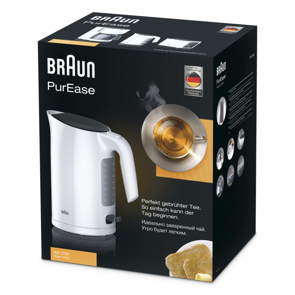Чайник Braun PurEase WK3100 Braun DMH-0X21010056 - фото 4