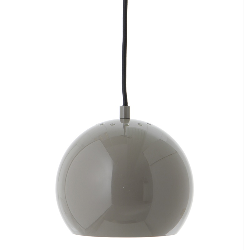 Лампа подвесная Frandsen Ball тёмно-серый глянцевый Frandsen CKH-123395