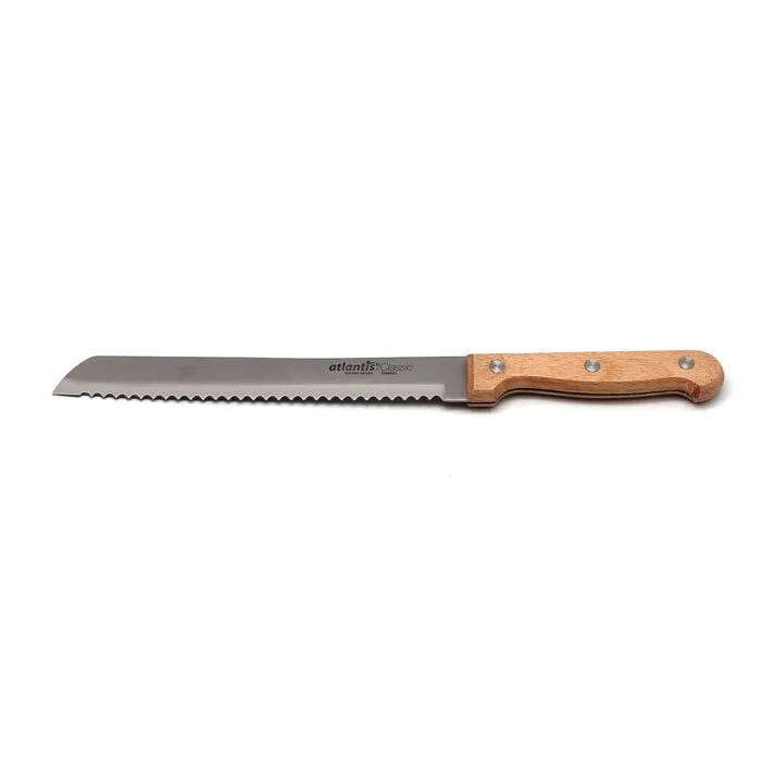Нож для хлеба 20 см Atlantis Classic нож поварской 15 см atlantis classic