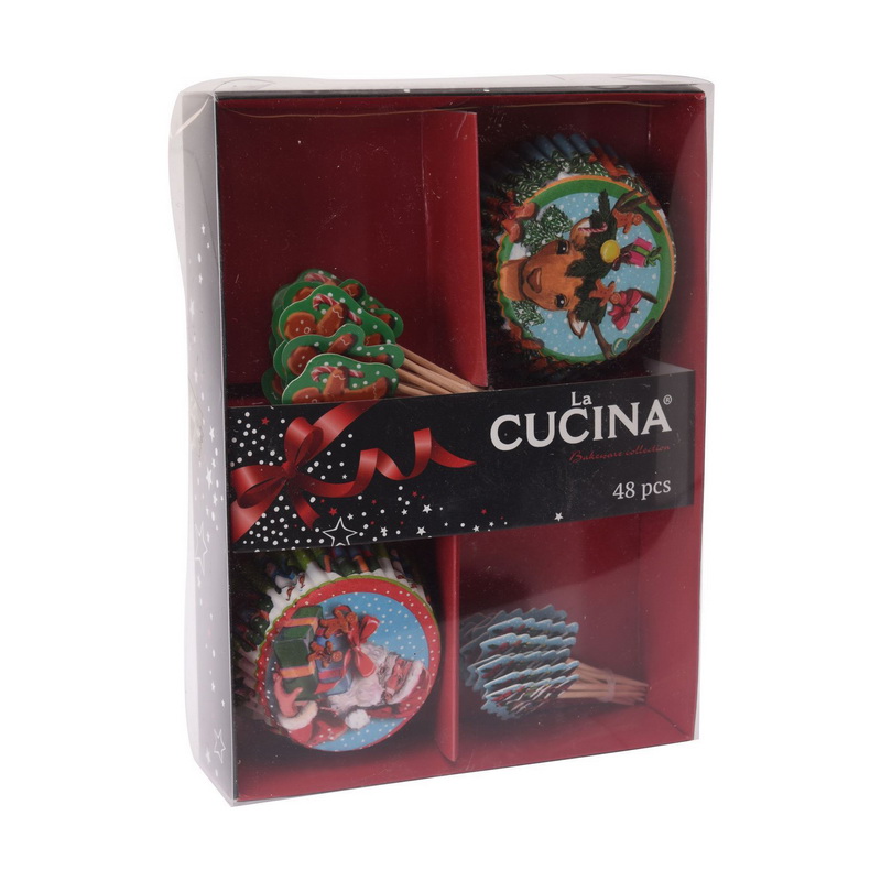 Набор форм для выпечки со шпажками 24+24 шт La Cucina La Cucina CKH-170450510