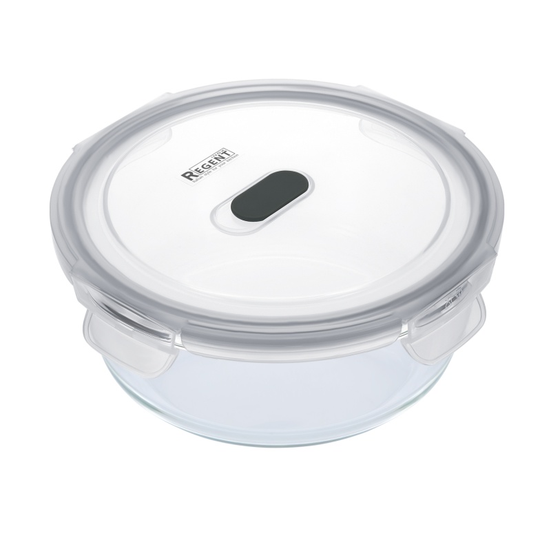 Контейнер стеклянный круглый 04 л Regent intox Desco 639₽