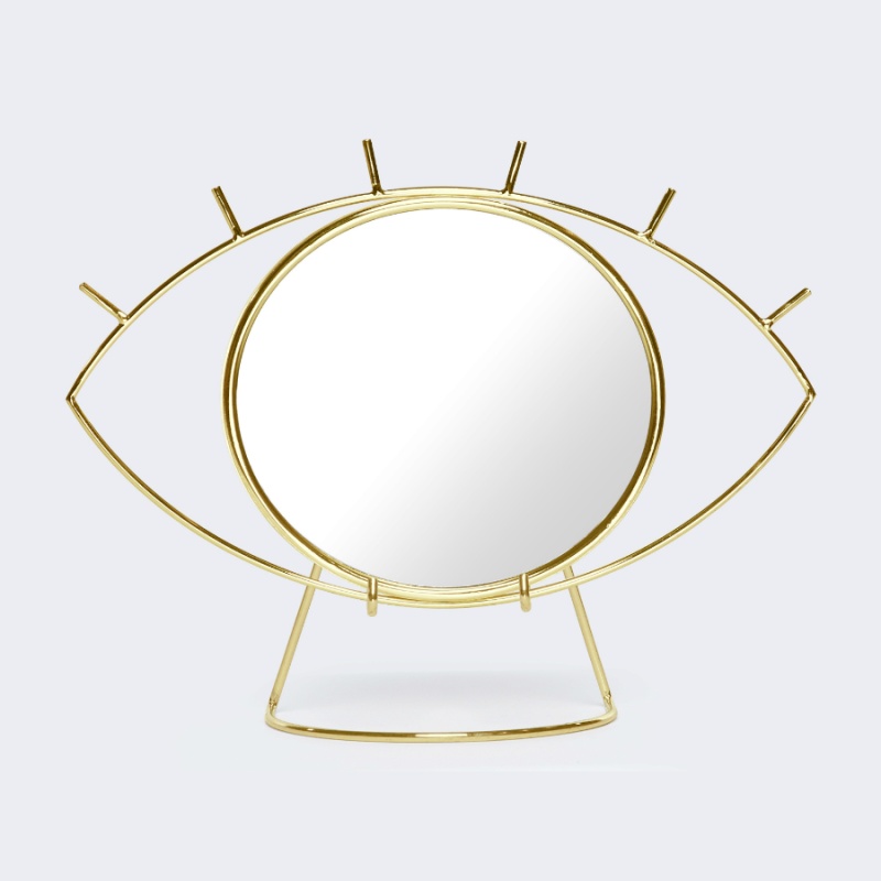

Зеркало настольное cyclops, золотое