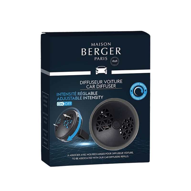 Автодиффузор-клипса регулируемый Maison Berger Смарт набор аромалампа и два сменных аромата maison berger