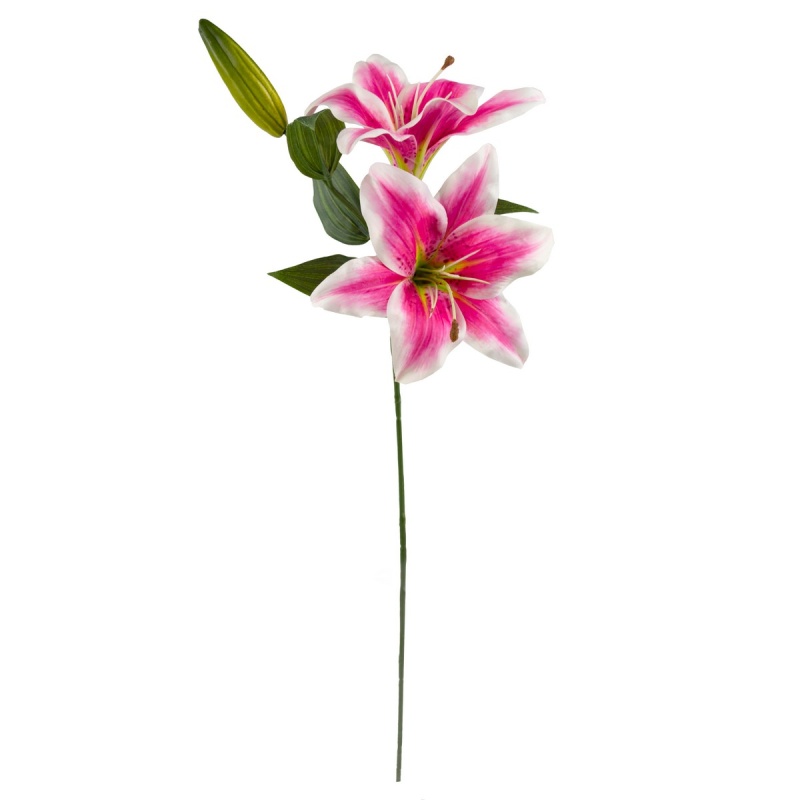 Лилия декоративная 66 см Азалия розовый ветка вишни декоративная 98 см азалия светло розовый