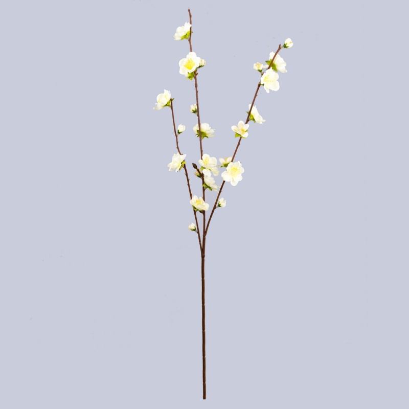Ветка вишни декоративная 62 см Азалия белый глориоза декоративная 84 см азалия белый
