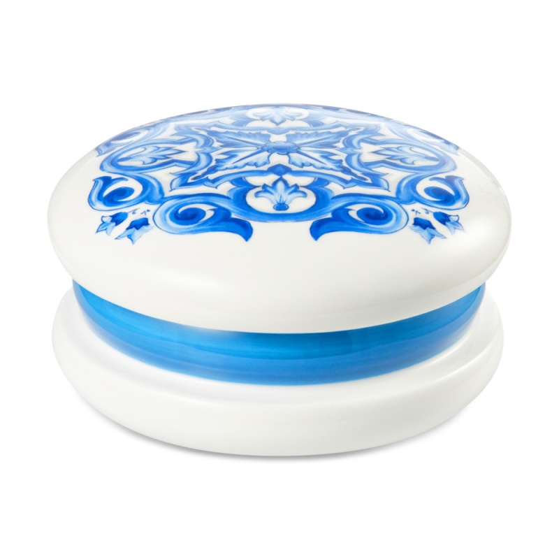 Шкатулка фарфоровая My Ceramic Story Гжелини в форме макаронс 2990₽