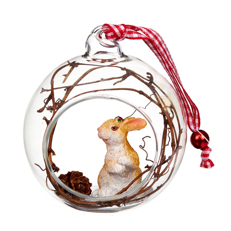 

Игрушка ёлочная 8 х 8,8 см Royal Collection Кролик в ассортименте