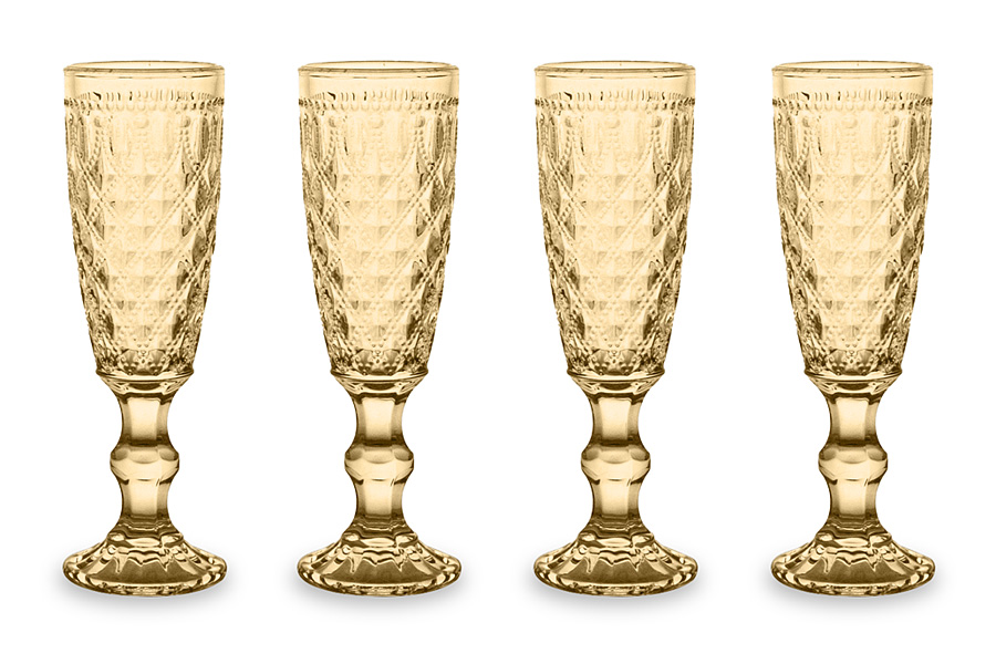 Набор бокалов для шампанского 150 мл WD Lifestyle Dubai 4 шт.