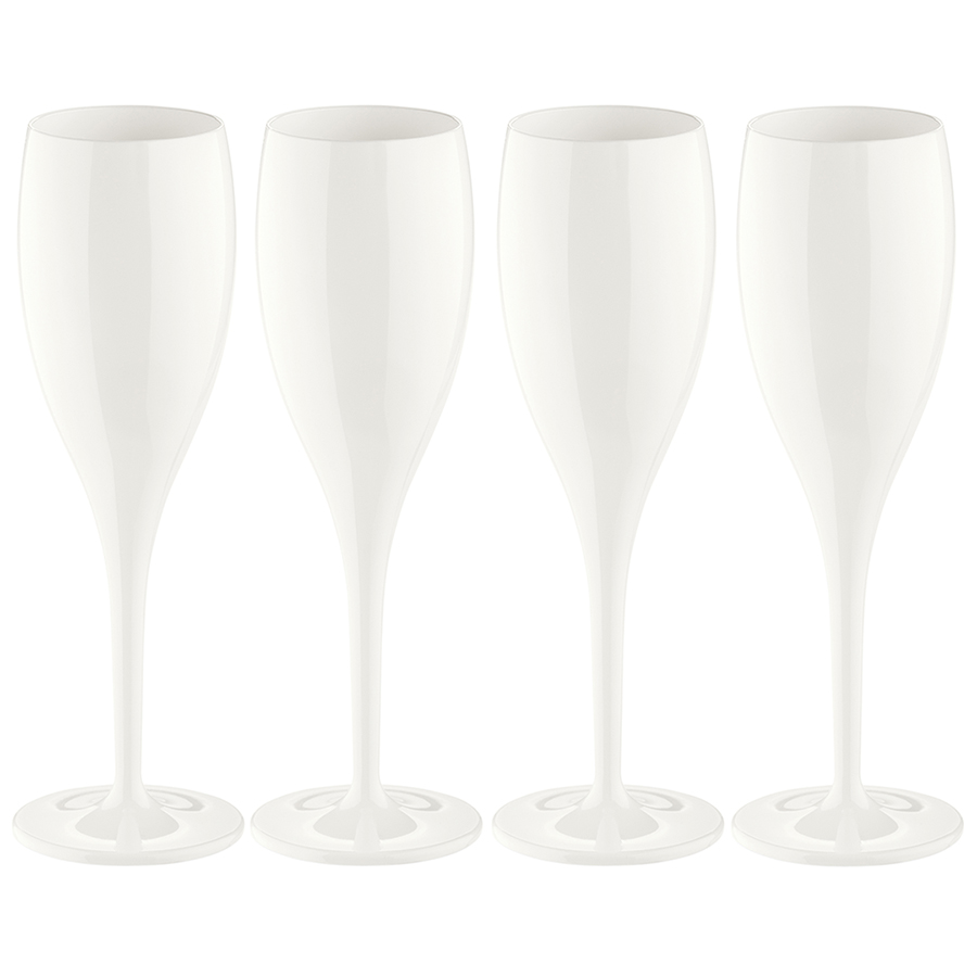 

Набор бокалов для шампанского 4 шт. 100 мл Superglas Cheers no. 1 белый