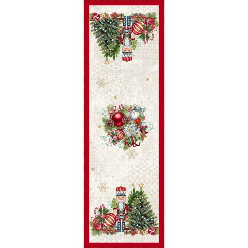 Дорожка 44 х 140 см Le Gobelin Щелкунчики красная