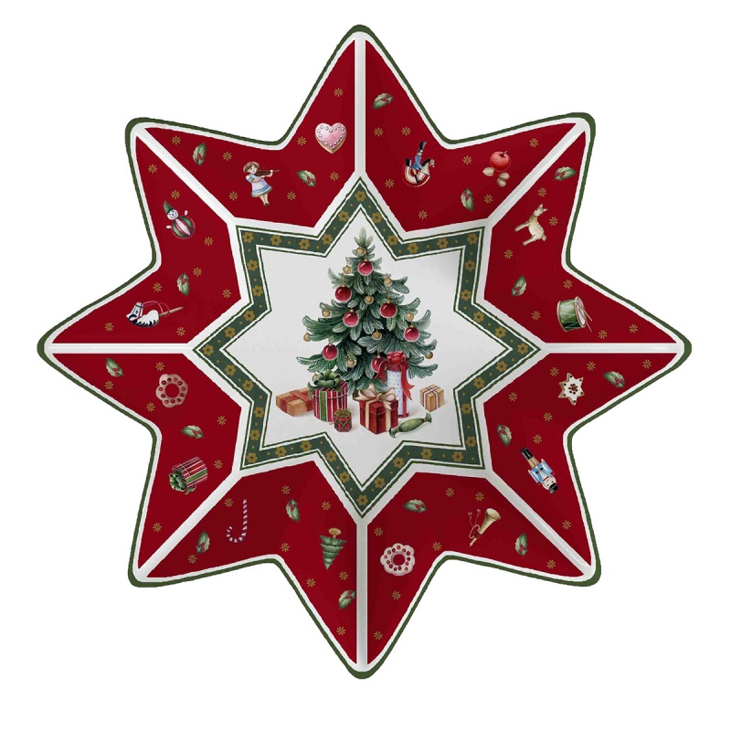 

Салатник 26 см Repast Christmas world Bordo