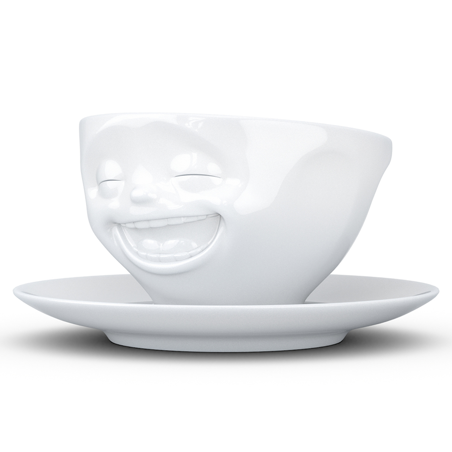 Чайная пара 200 мл Tassen Laughing белый Tassen by fiftyeight products CKH-T01.47.01 - фото 2