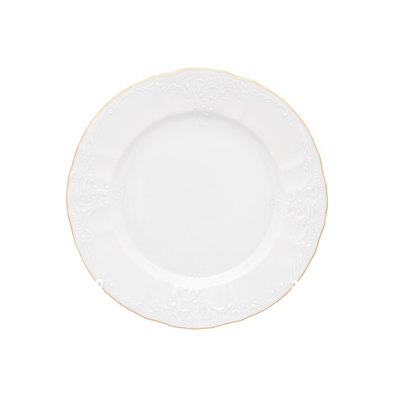 Набор тарелок 17 см Bernadotte белый узор 6 шт Bernadotte CKH-03624 - фото 1