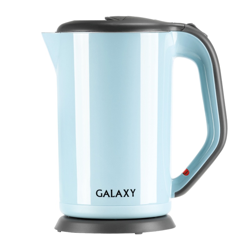 Чайник электрический 1,7 л Galaxy GL0330 голубой чайник электрический sakura sa 2740gr стекло 1 7 л 2200 вт бежево зелёный