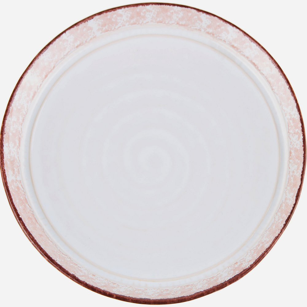 Тарелка "Тоскана" Royal Stoneware 28 см бело-коричневая Royal Stoneware CKH-485002128017 - фото 5