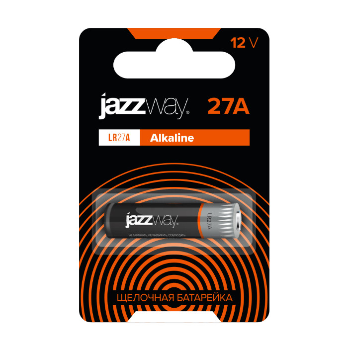 Батарейка для пультов сигнализаций JazzWay Alkaline LR27A