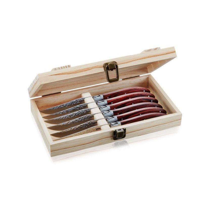 Набор ножей для стейка Gefu Rancho 6 предметов нож для стейка ivo 11 5 см
