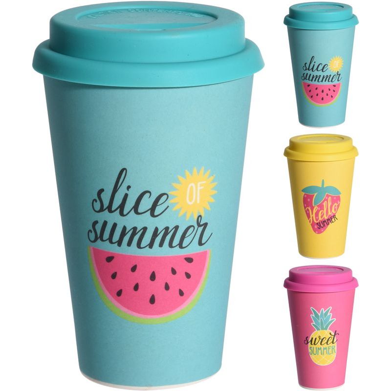 

Cтакан с крышкой 8,5х13 "Sweet Summer" в ассортименте