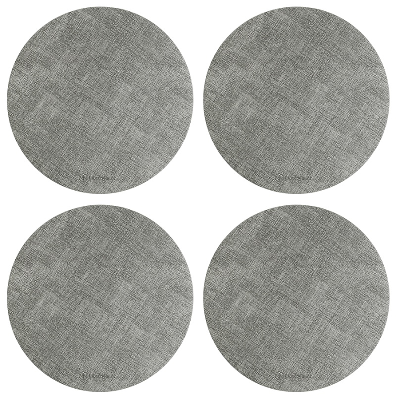 Набор салфеток сервировочных 4 шт Leanera 35 см серые 2400₽