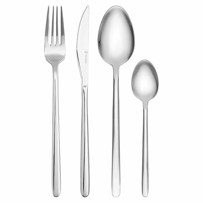 Набор столовых приборов 16предметов Pure серебро глянцевые 4900₽