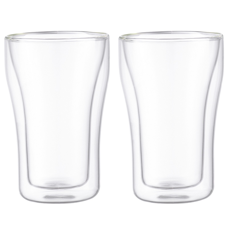 Набор из двух стеклянных стаканов, 350 мл Smart Solutions CKH-KW-SS-CPST-GLS-350 - фото 1