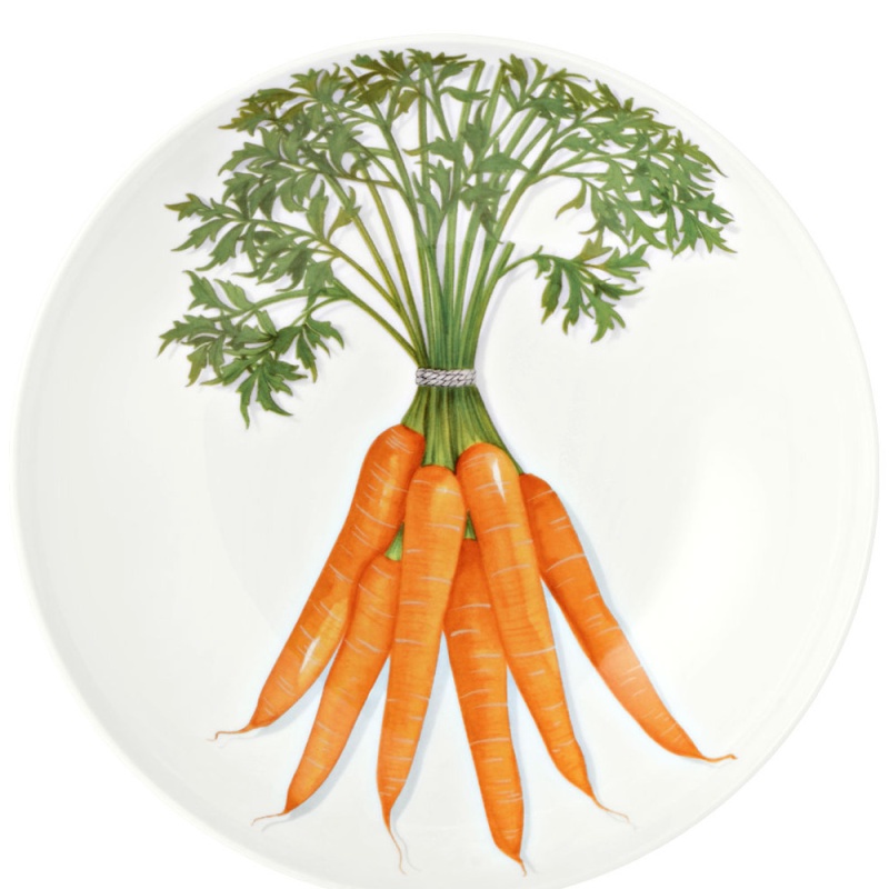 Тарелка суповая 20,5 см Taitu Freedom Vegetable оранжевый Taitu CKH-1-85-D - фото 1