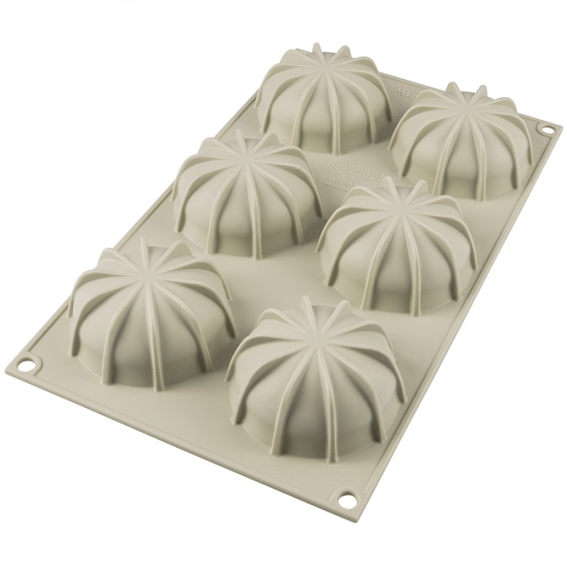 Форма для приготовления пирожных Silikomart mini goccia 18х33,6 см силиконовая форма для выпекания хлеба silikomart treccia силиконовая