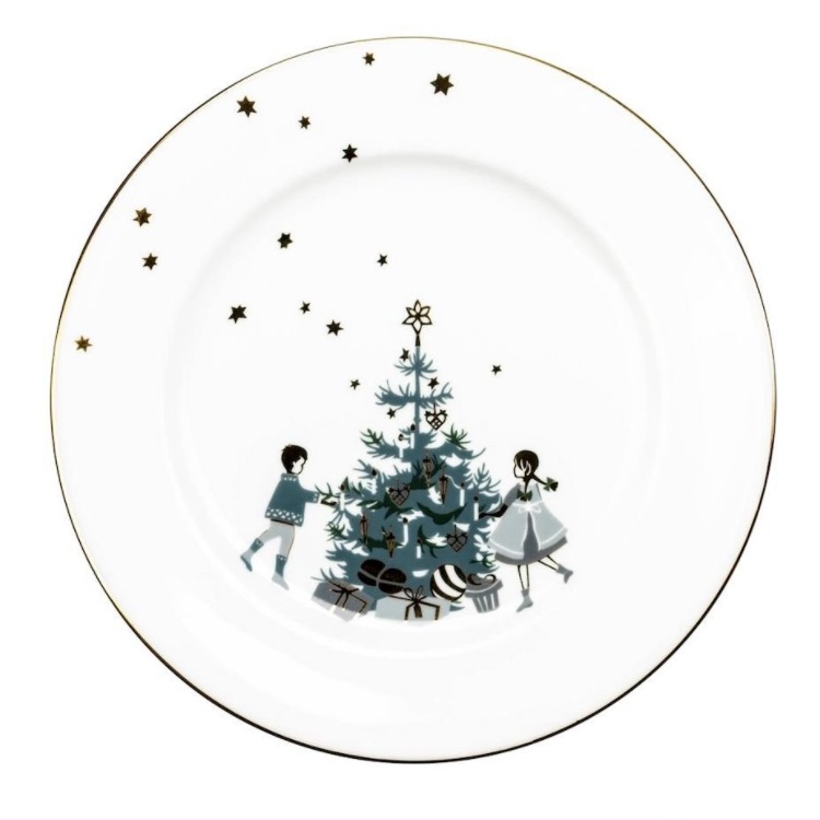 Тарелка обеденная Jette Frolich Design Зимние звезды 21 см