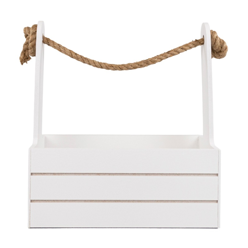 Корзина 25 х 15 х 30 см Азалия белый