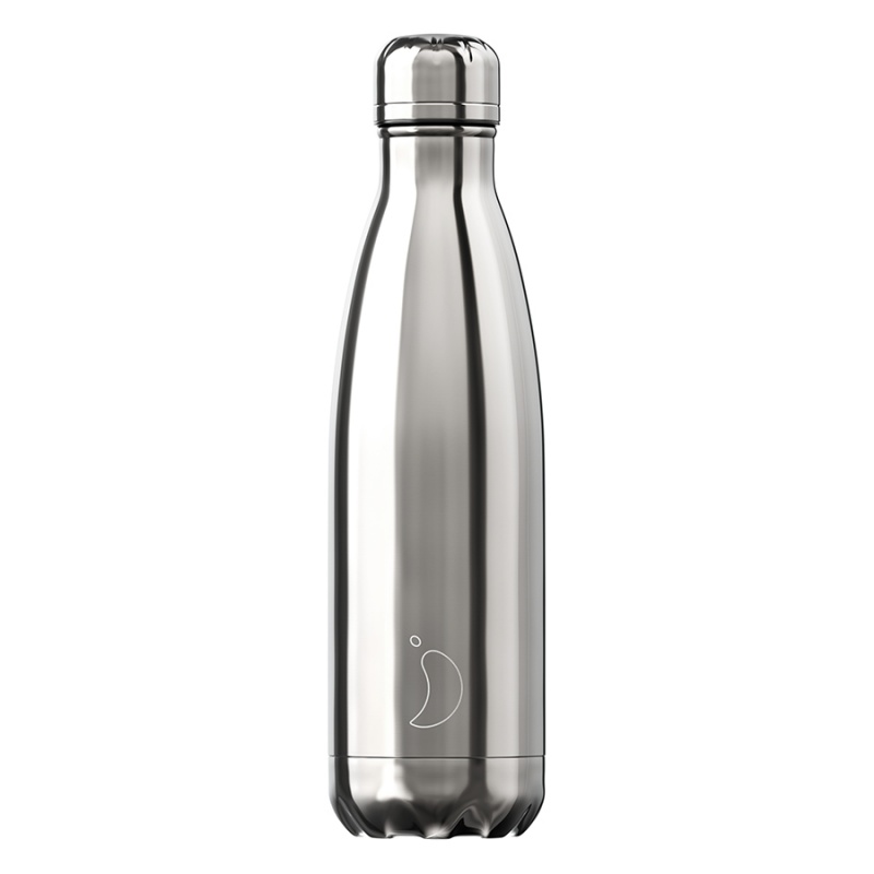 

Термос 500 мл Chilly's Bottles Chrome silver