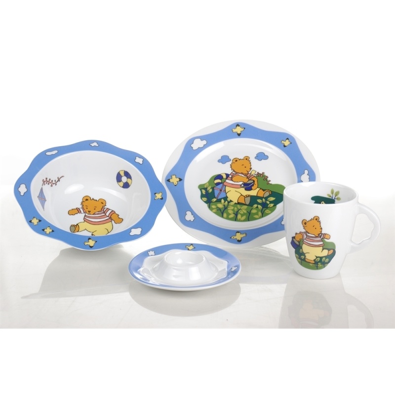 Набор детской посуды Сmielow Мишка-моряк 4 предмета