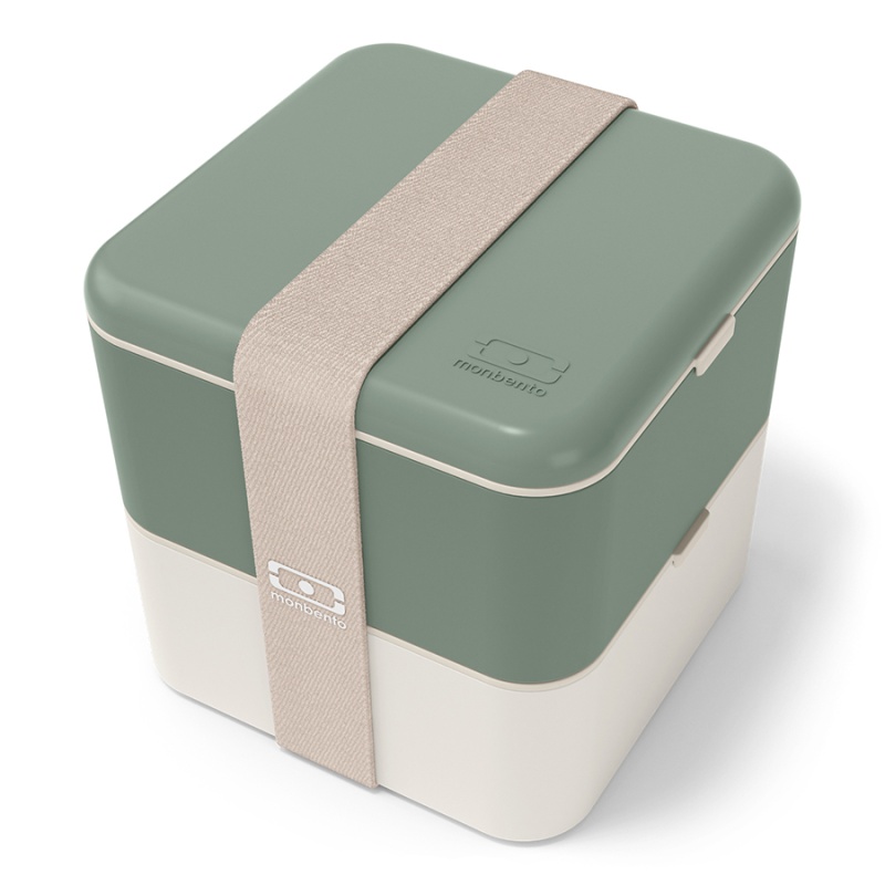 

Ланч-бокс 1 л Monbento MB Square Natural Green