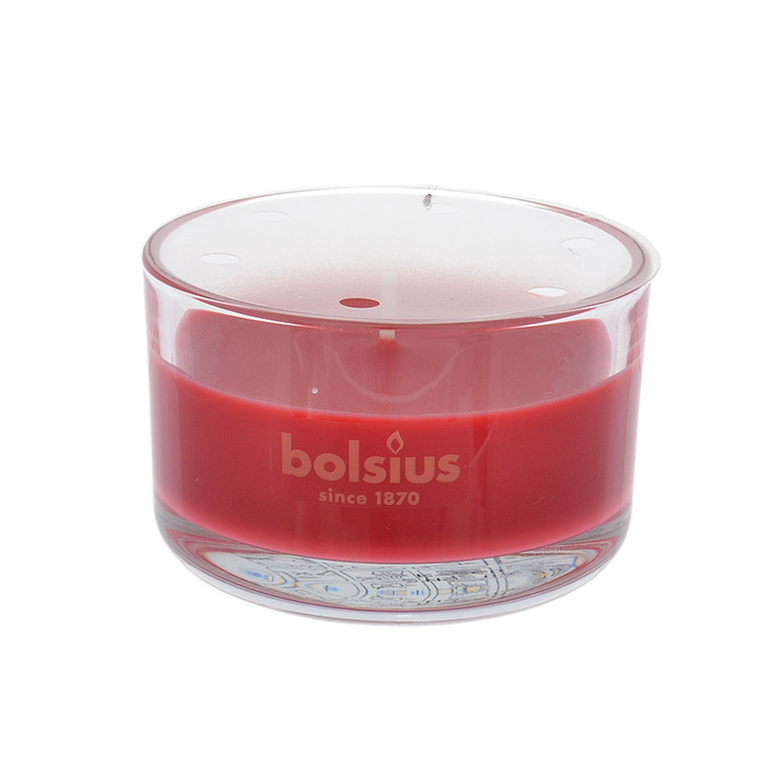 Свеча в стекле ароматическая Bolsius Гранат вещицы ароматическая свеча white jasmine 18х10 см