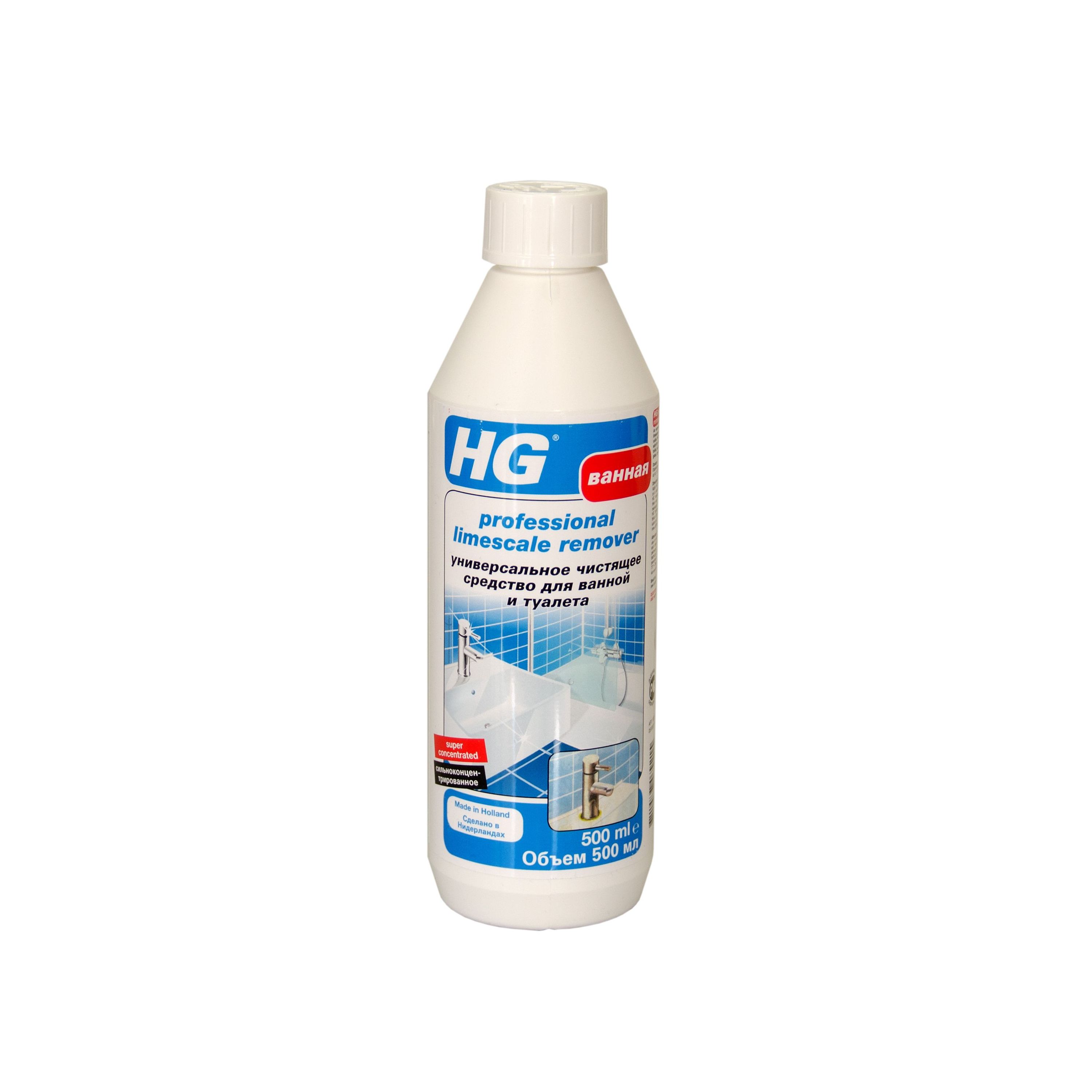 Универсальное чистящее средство для ванной и туалета HG prosept bath acid средство для удаления ржавчины и минеральных отложений 5 л