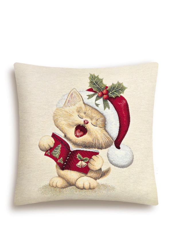 Подушка 45 х 45 см Le Gobelin Котенок поет