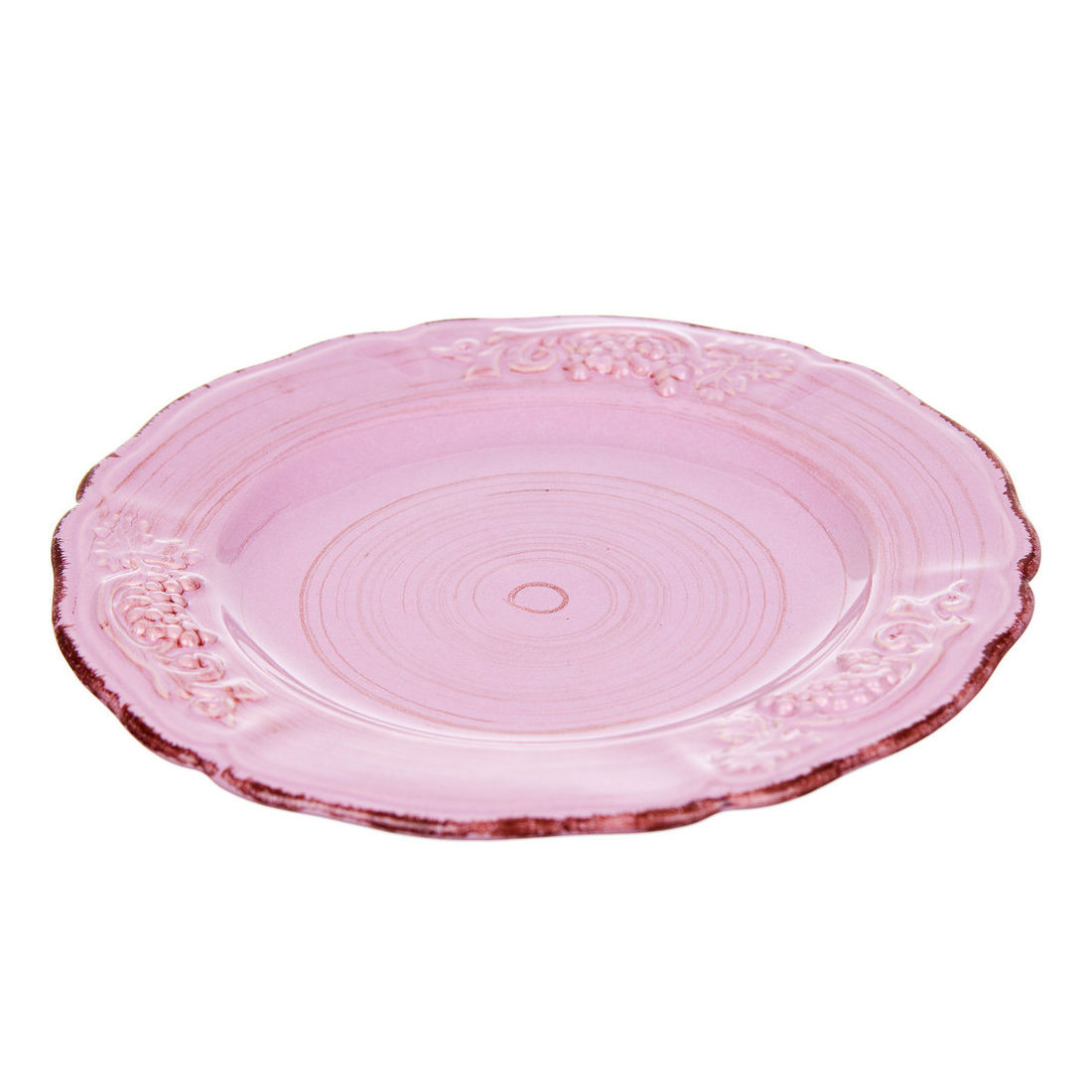 Тарелка "Барокко" Royal Stoneware 22 см розово-коричневая Royal Stoneware CKH-485002128024 - фото 5