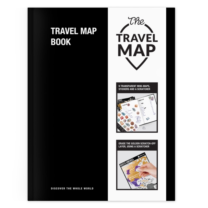 

Тетрадь путешествий Travel Map Book