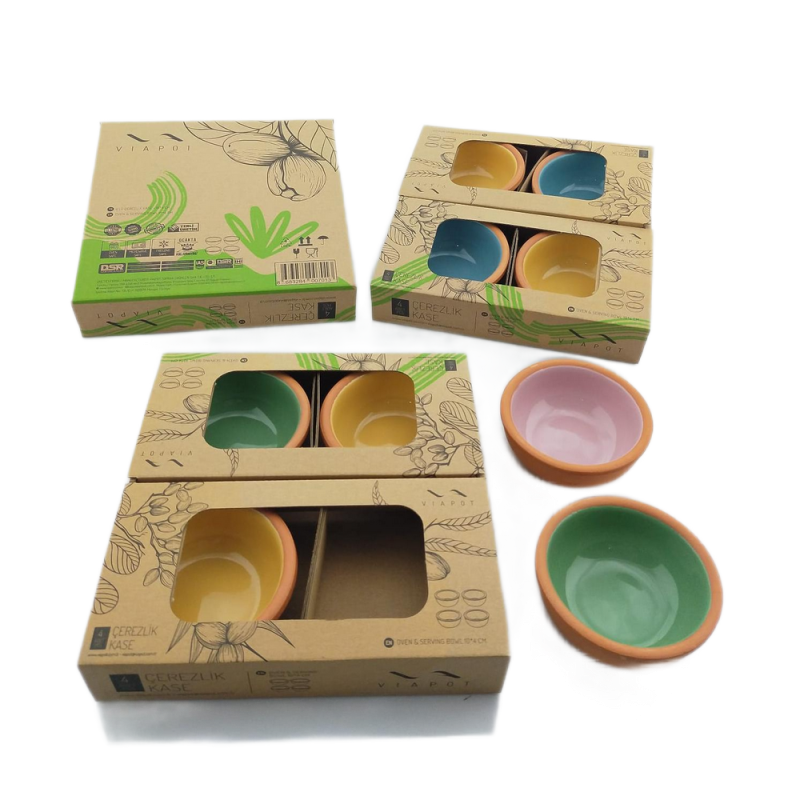 Набор форм для запекания 10 см Viapot Color 4 шт набор детской посуды керамика 3 шт трансформеры кружка 240 мл тарелка 19 см салатник 18 см trs3 2