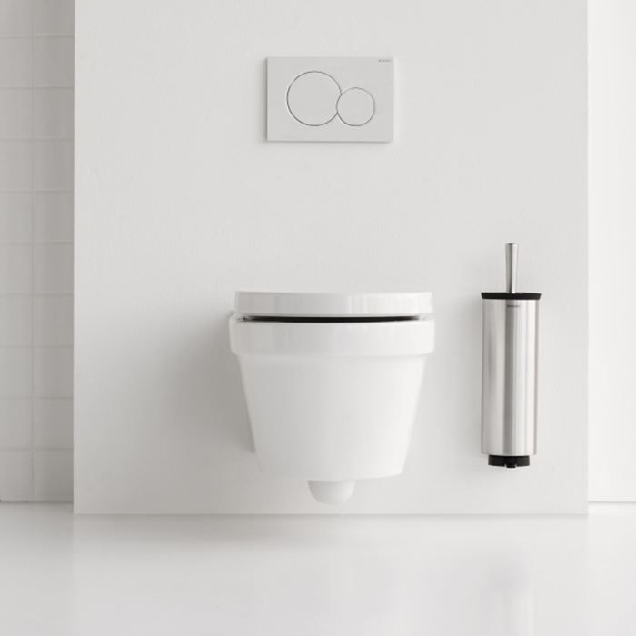 Туалетный ёршик с держателем Brabantia Profile стальной матовый Brabantia DMH-427183 - фото 8