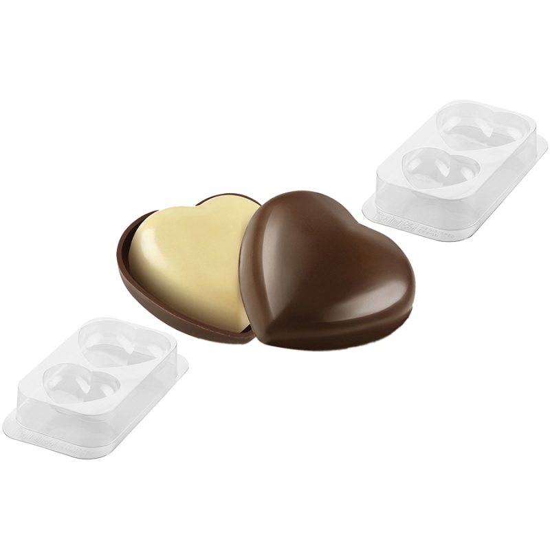 Набор форм для шоколада и конфет Silikomart Secret Love 2 шт Silikomart CKH-70.609.99.0065