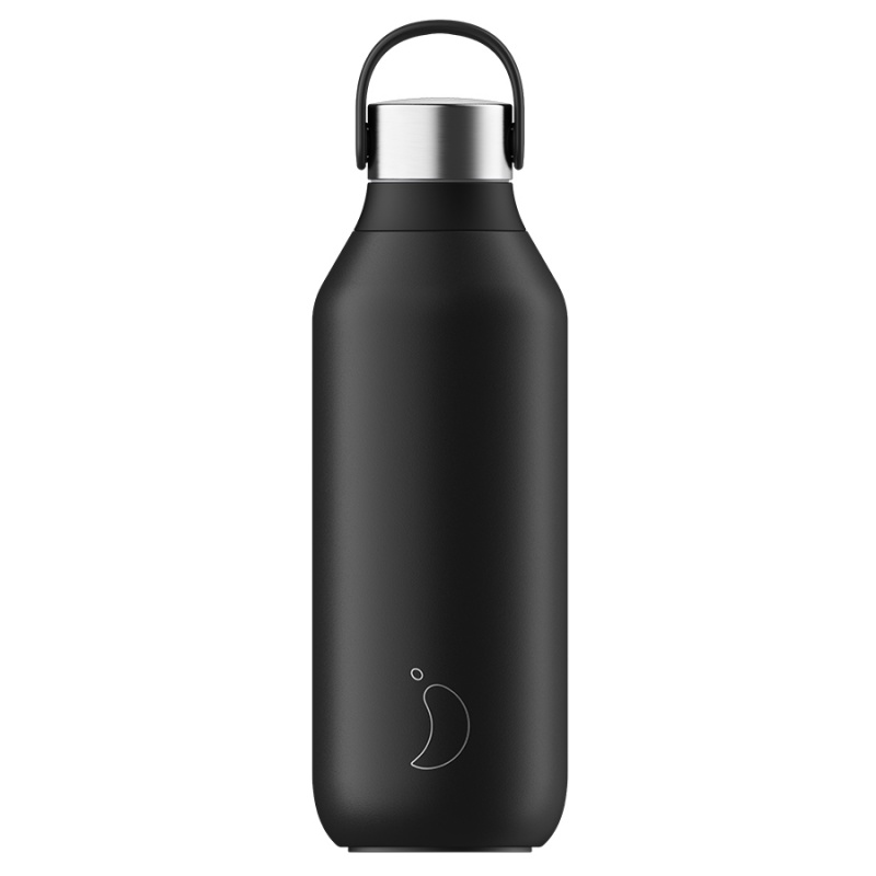 

Термос 500 мл Chilly's Bottles Series 2 чёрный