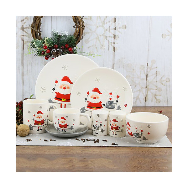 Керамическая миска Excellent Houseware с рождественским дизайном