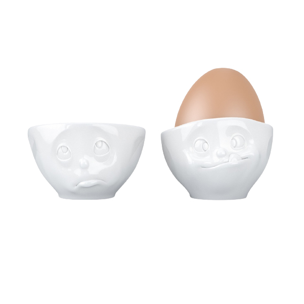 Набор из 2 подставок для яиц Tassen Oh please & Tasty белый Tassen by fiftyeight products CKH-T01.52.01 - фото 1
